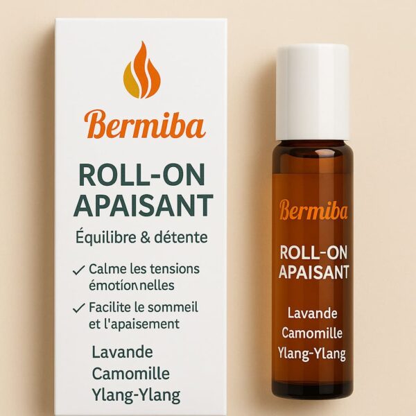 🌿  Roll-On Huiles Essentielles Anti-Stress Cycle Féminin